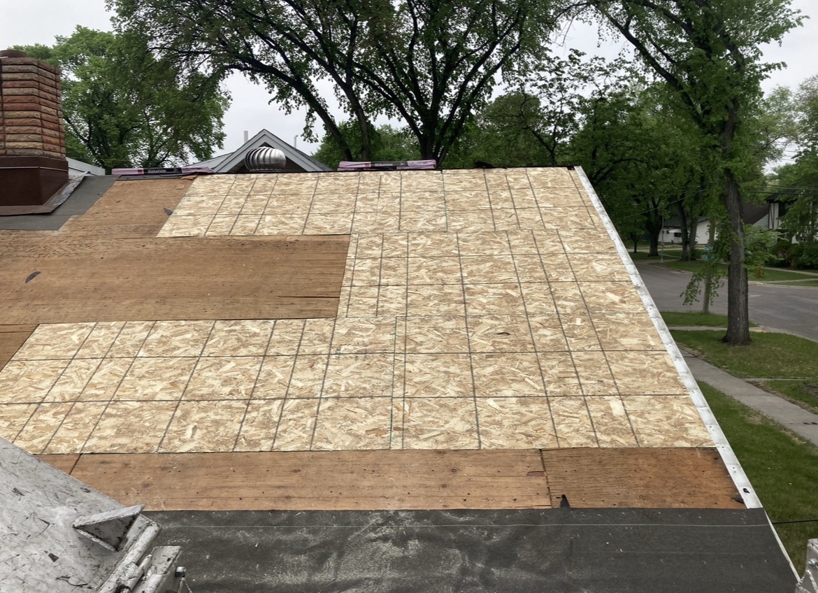 Full roof repair decking