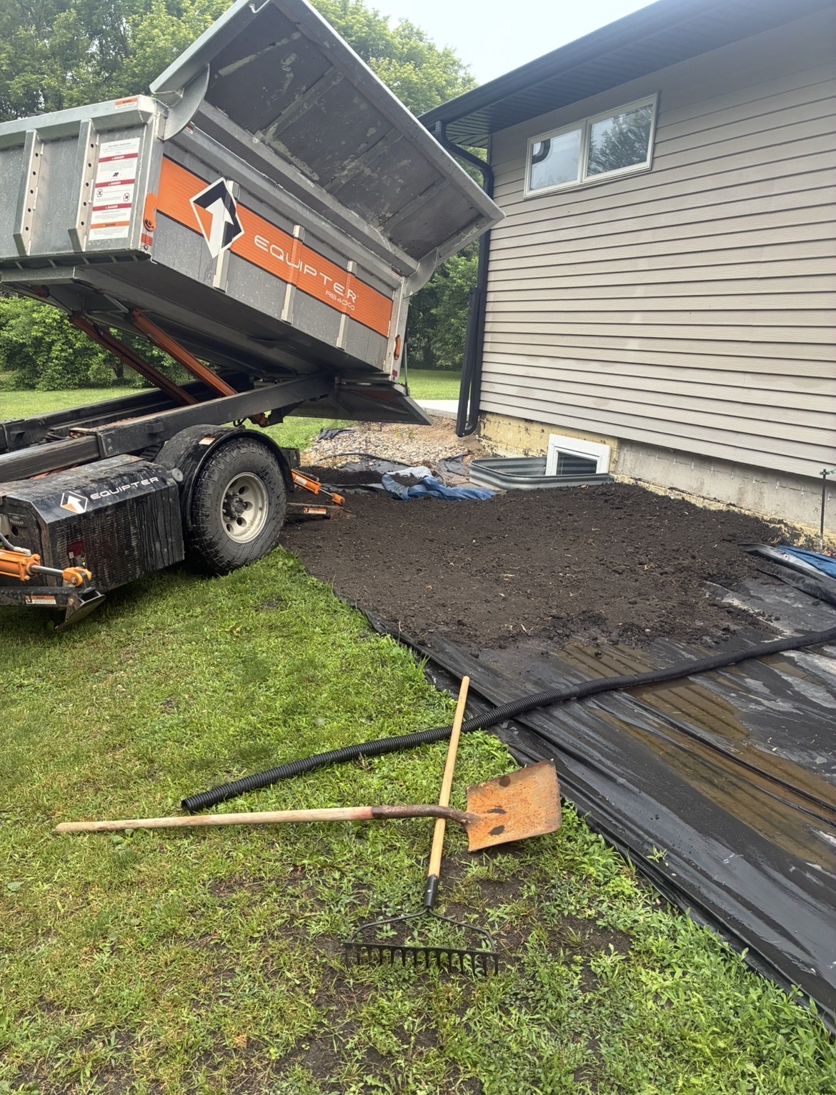 Landscape area preparation